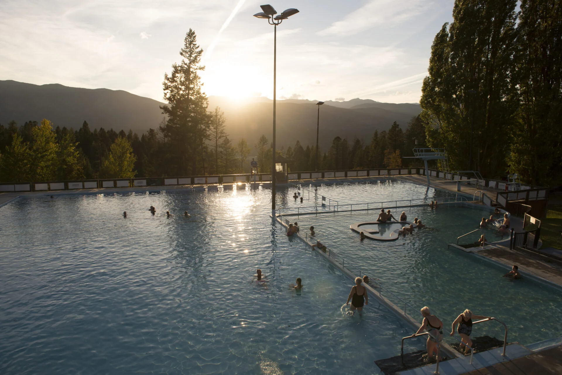 Fairmont Hot Springs Resort hot pools.