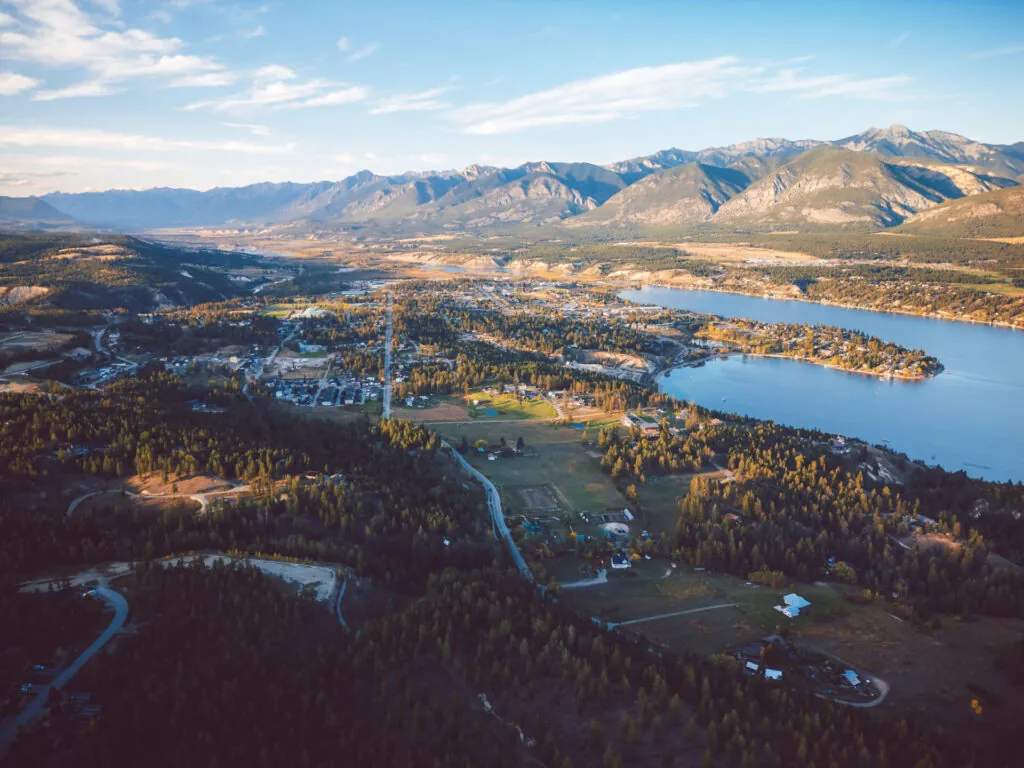 Invermere LeagacyTrail Drone ColinNicholIP drone