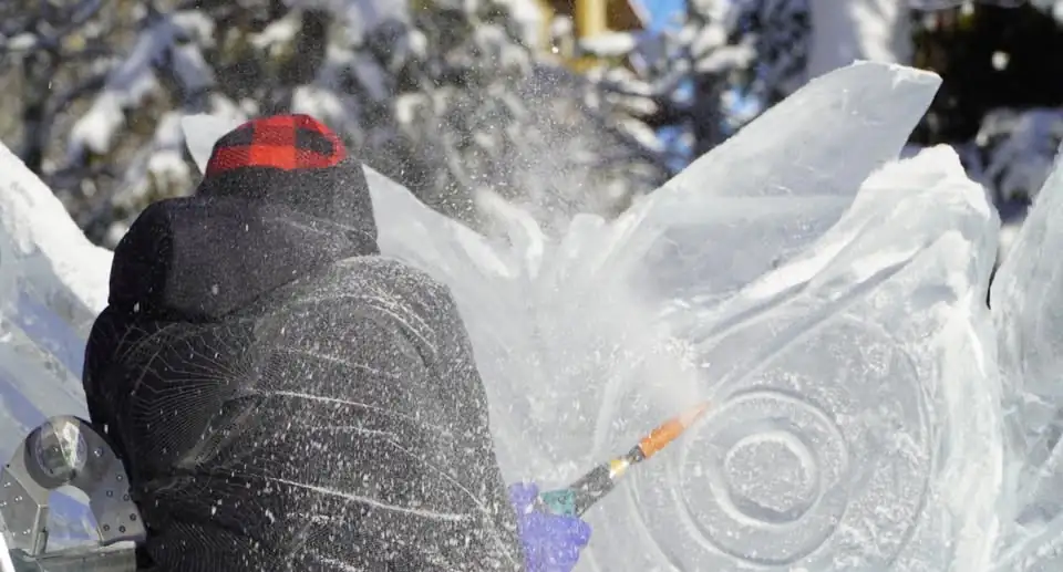 Live Ice Carving
