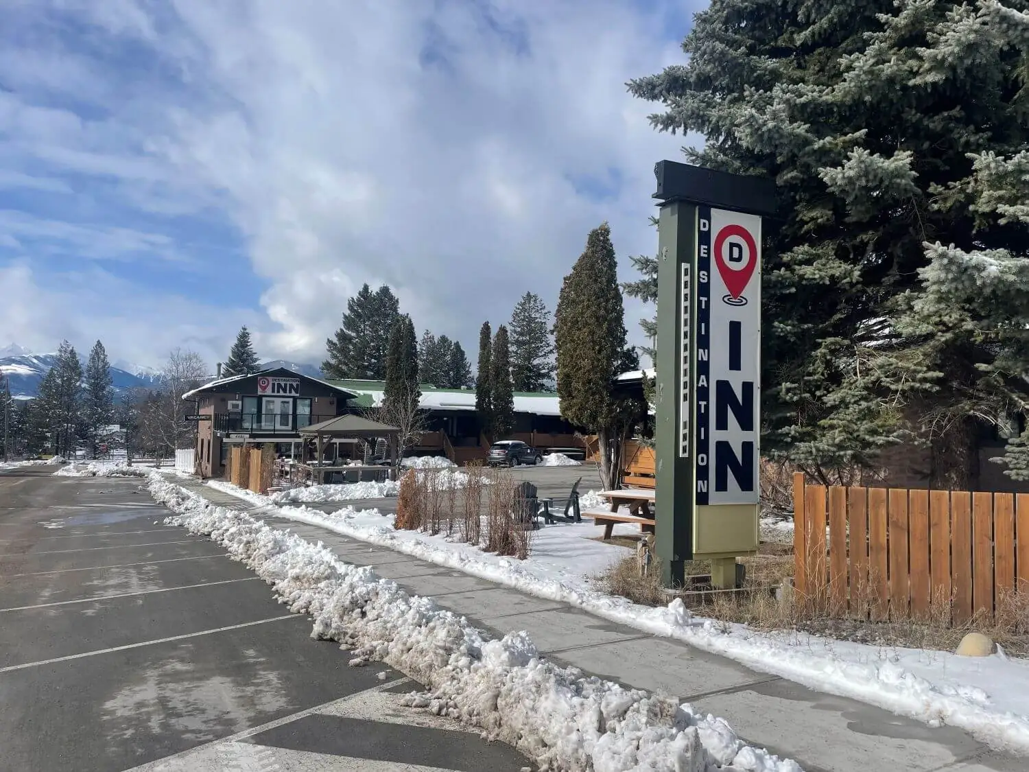 Destination Inn outdoor snowy landscape