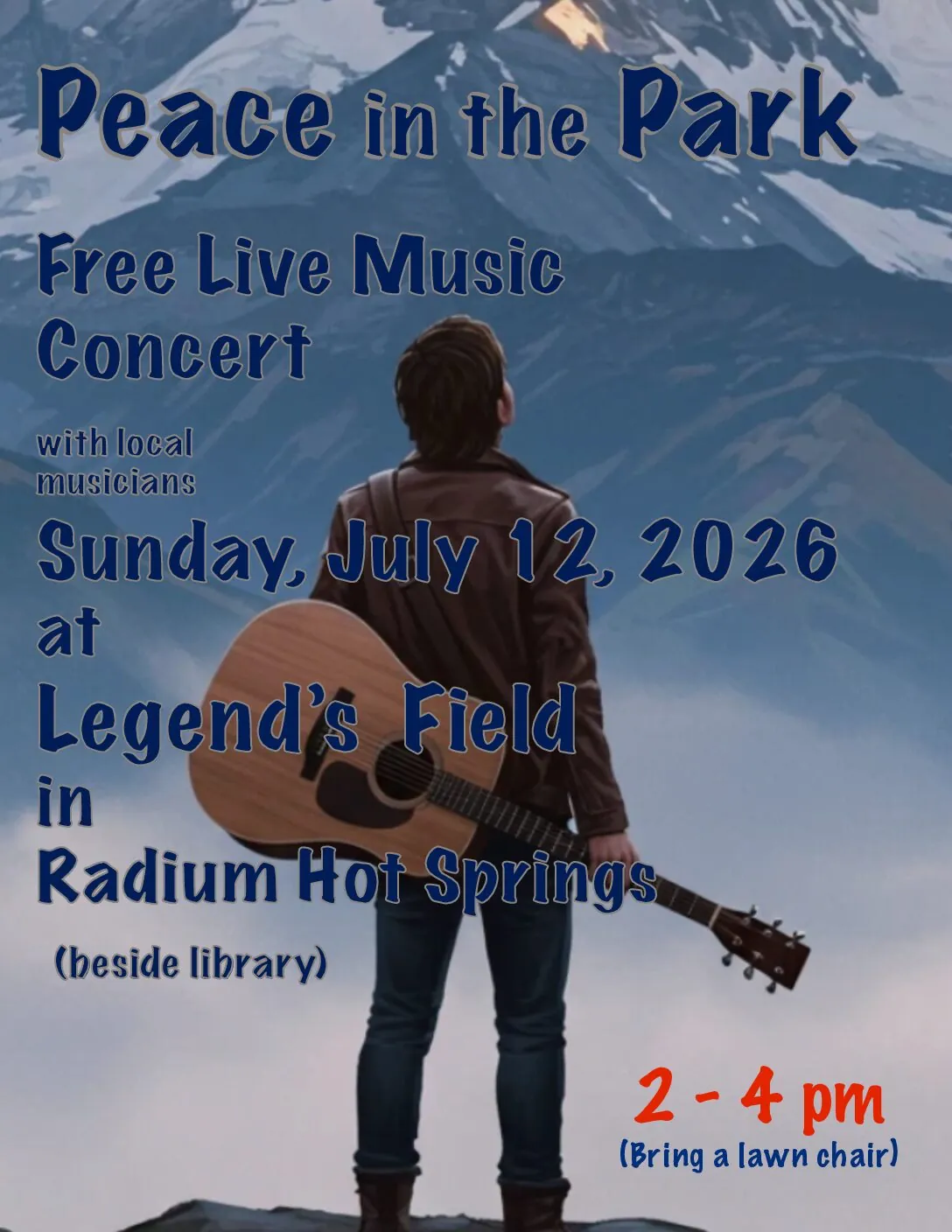 Peace in the Park poster