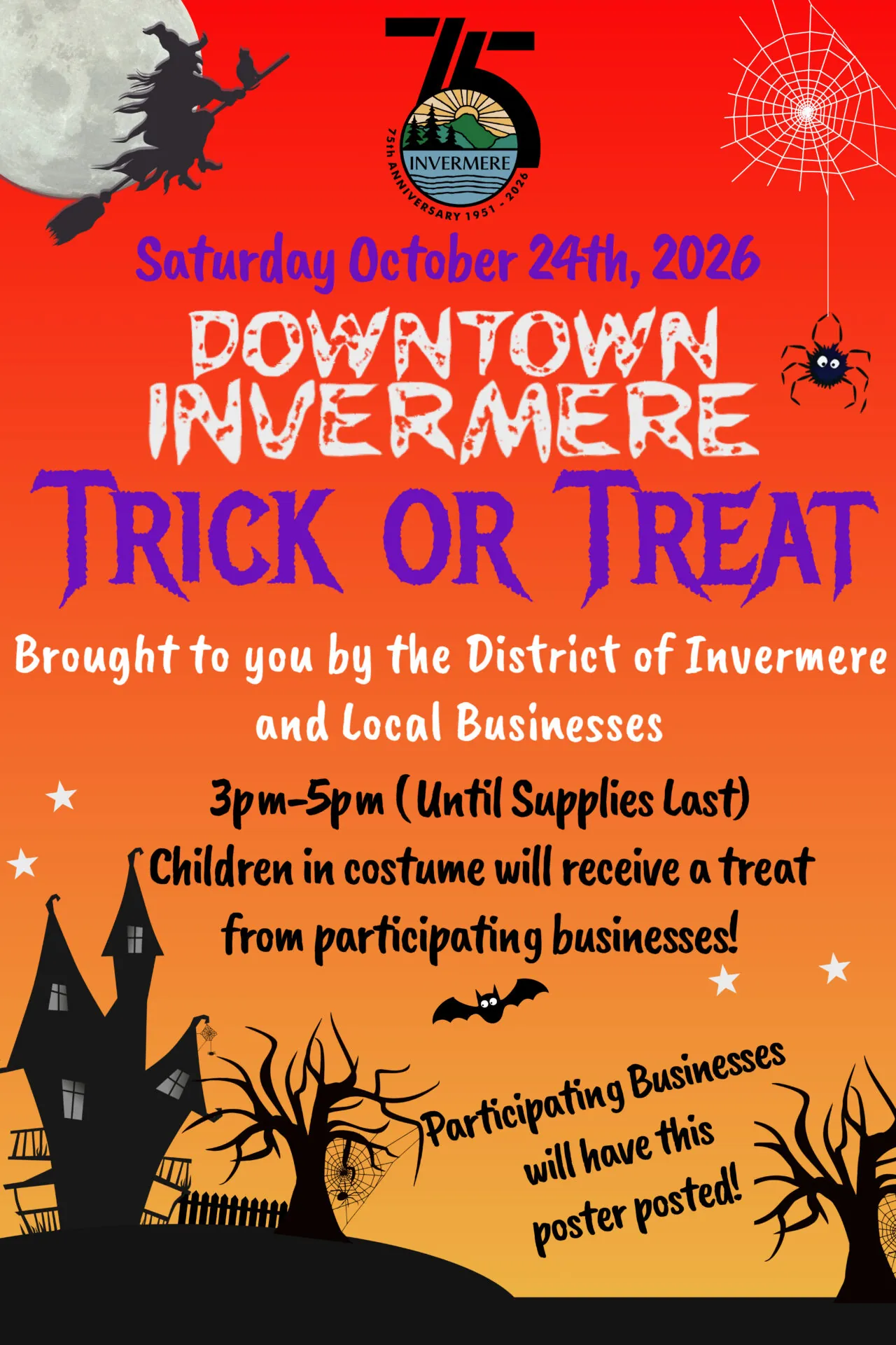 Downtown Invermere Trick or Treat 2026